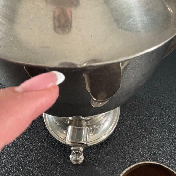 Royal Rochester Chrome Vintage Electric Coffee Pot Percolator 3PC Set - Picture 5 of 10